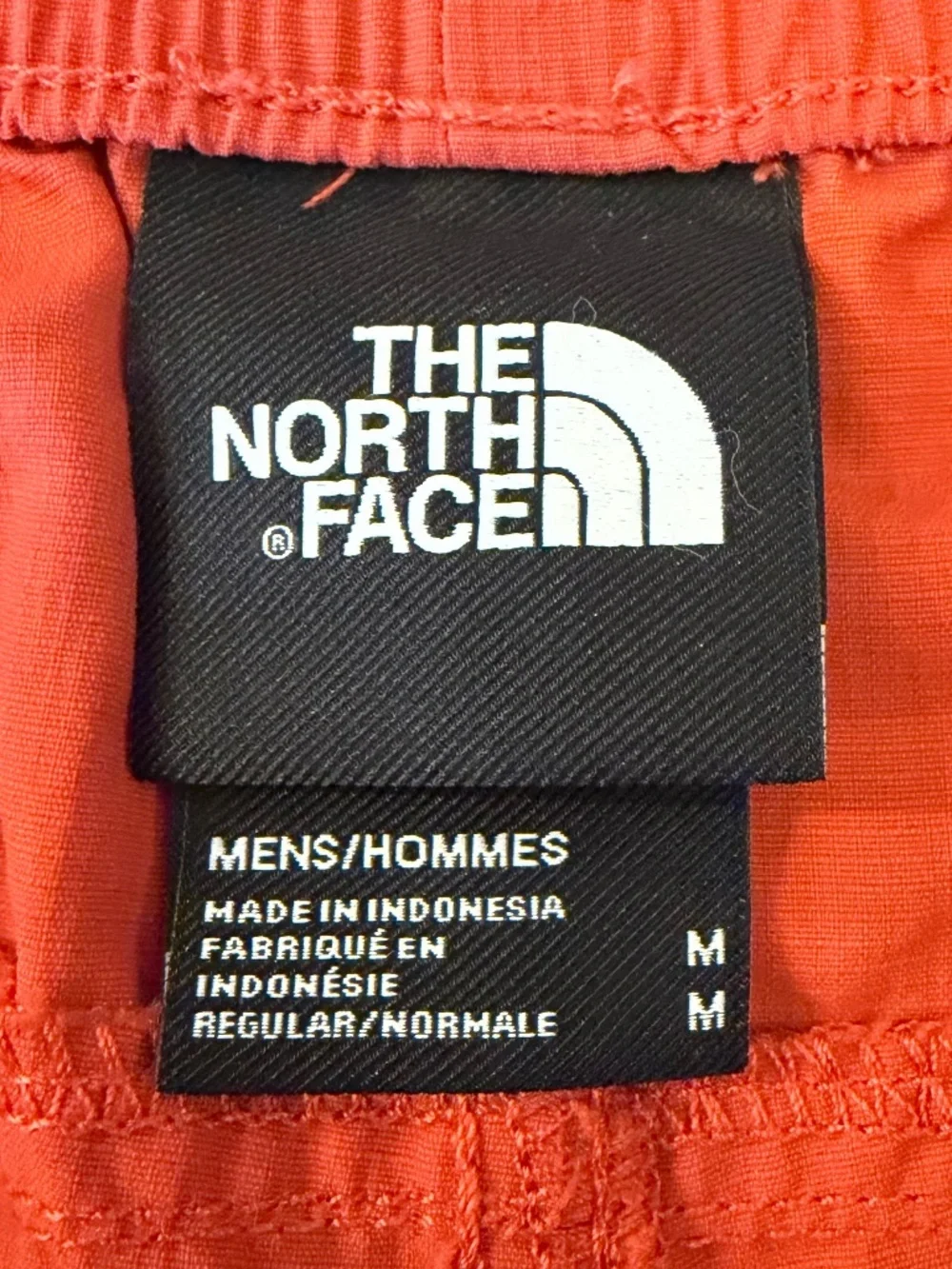 The North Face Men's Orange Swimming Trunks, Size Medium